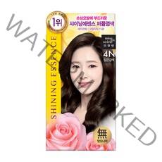 미쟝센 샤이닝 에센스 새치전용 염색제, 4N 짙은갈색, 1개