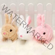 파피앙 움직이는토끼인형(건전지포함) 토끼인형 작동동물인형-완구인증/전파인증, 화이트토끼인형