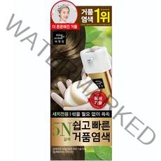 미쟝센 쉽고 빠른 거품 염색 새치전용, 5N 갈색, 1개