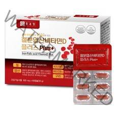 종근당 철분엽산비타민D 플러스, 60캡슐 x 1개