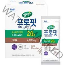 셀렉스 프로핏 웨이프로틴 파우더 초콜릿, 33g, 10개