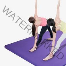 대형 와이드 빅사이즈 NBR 두꺼운 요가매트 홈짐매트 운동매트, 핑크 (두께 16㎜)