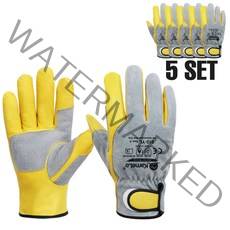 카멜로 KameLo 알곤 티그 용접장갑 바베큐 캠핑 화로대 그릴 숯장갑 가시 DIY 작업 장갑 812-YL 5세트