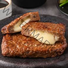 [온밥엔]국내산 프리미엄 치즈맛 떡갈비 육즙가득 치즈듬뿍 전주 떡갈비 300g, 단품