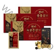 개성상인 천마녹용홍삼보 3개월분 70ml x 90포 녹용 홍삼 진액 + 녹용대환 30환, 1세트