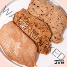 [채우닭] 실온 닭가슴살 - 오리지널 칠리 블랙페퍼 100g 10팩, 칠리 10