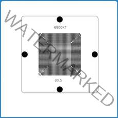 6800XT RX 6900XT Navi 21 XT 코어 용 BGA 스텐실 215121000187 IC 칩 직접 가열 80/90, 01 Direct heating