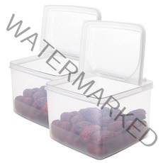 나카야 스탠딩 캐니스터 밀폐용기, 1.3L, 2개