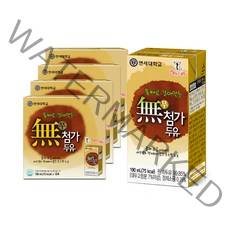 연세두유 통째로 갈아만든 무첨가 두유, 190ml, 64개