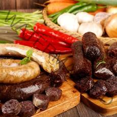 농가살리기 토종 찰 순대 170g 225g 400g 450g 500g 10종, 누드 순대 400g