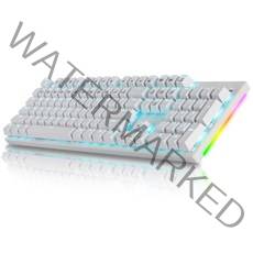 콕스 교체축 사이드 RGB 기계식 게이밍 키보드 적축, 화이트, CK450