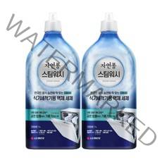 자연퐁 스팀워시 식기세척기 전용 액체세제 1L, 2개