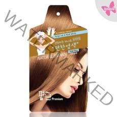 펴난 샴푸형 스피드 헤어컬러 새치염색 샴푸염색약, 자연갈색 1매 / 5매 이상 구매시 마스크 증정, 낱개