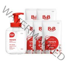 비앤비 젖병세정제 거품형 액상형 리필 x3개 용기 신생아 아기 유아 젖병세제 451572, B01.젖병세제 거품리필400mlx3개