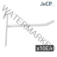 JNCP 휀스망 일선후크 10EA 후크 고리 악세사리 걸이 진열 메쉬망 네트망 철망, 1세트, 화이트(10cm)x10EA
