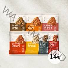 [바르닭]삼각주먹밥 5종 & 현미곤약밥바 2종 총 7종 14팩, 맛 선택:현미곤약밥바_김자반 14팩