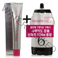 시세이도 염색약 프리미언스 엔리치 컬러(새치머리용)+염모제 7개이상 구입부터 시세이도 정품 산화제 1000ml 증정+무료배송+(시술도구 3종), 1개, PtBe10