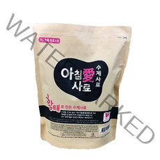 아침애 수제사료 한우 오리감자 피부애 2kg 3kg 강아지사료, 아침애 황태사료, 2kg(1kg2개)