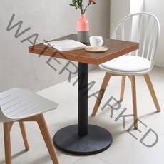 프리메이드 스퀘어 티테이블 600 카페테이블, 멀바우