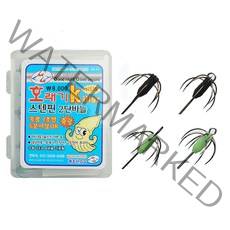 GG호래기 킬러 2단바늘 호래기 갑오징어 쭈꾸미-봉순, 축광카본