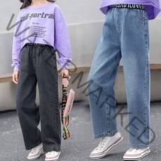 아동복 주니어 밴딩 청바지 데님통팬츠 초등학생 1440