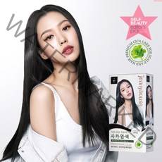 제니하우스 프리미엄 헤어컬러 시카염색약 7종 택1, 블랙1N