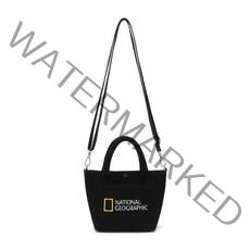 (국내매장판/AS가능) 내셔널 지오그래픽 코듀로이 미니 크로스 토트 백 남여 블랙 골덴 겨울 가방