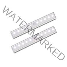 모퀸 [2개 1SET] 스틱 LED 무선센서등 2개 1SET 야간 동작감지 옷장 조명 현관 화장실 손안데고 불켜기 건전지사용 자석탈부착, 화이트불빛 2개