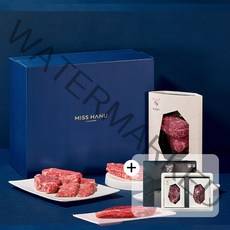 [미쓰하누] 추석한우선물세트 1++(9) 구이 1kg 1.2kg 추석선물세트한우, 구이정육1.2kg기본선물세트, 등심+채끝+불고기+불고기, 수령날짜지정