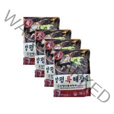 큰아들집 양평 서울 해장국 특해장국 700g 국내산 한우 소양 우거지 선지 시레기 국밥, 4팩