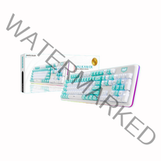 녹스 게이밍 키보드 기계식 크리스탈키캡 VALKAN CK 유선키보드, 화이트