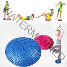 아임홈인 누워서하는 운동 기구 강아지 하프 반짐볼 스트레칭 다이어트 발란스 쿠션 액티브 볼 웨이트, 밸런스볼 - 블루