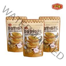 머거본 견과류 마늘빵맛아몬드 180g x3봉, 단품