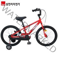 삼천리자전거 하운드 아동용 보조바퀴 자전거 엑스퍼트 키즈 18 아동용 알루미늄 프레임 권장신장 107cm 이상, 레드
