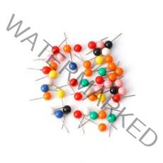 헤드 핀을위한 50pcs/bag Round Pearl 낚시 라인 브로치 낚시 태클 멀티코, 01 1