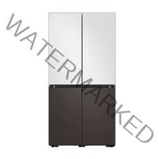 삼성 비스포크 냉장고 4도어 키친핏 615L 코타화이트+차콜 RF60B91C326