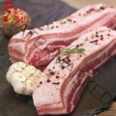 [루루축산] 삼겹살 보쌈수육용 1+1 총 1kg, 1팩