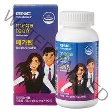 GNC 메가틴 멀티비타민 앤 미네랄, 90정, 1개