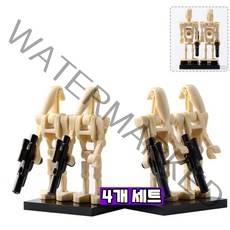 스타워즈 레고 중국 호환 블럭 미니 피규어 85종, 51. 배틀 드로이드 4개 세트