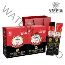 경희대학교 6년근 홍삼스틱 골드 젤리스틱 15g 30포 2세트