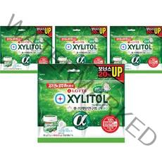 롯데자일리톨 알파 오리지날 껌 리필, 88g, 4개