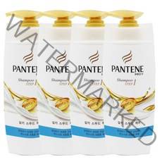 팬틴 실키 스무드 케어 샴푸 STEP 1, 500ml, 4개