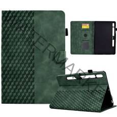 SM-T870삼성 갤럭시 탭 S8 5G S7 11.0 인치 케이스 커버 SMX700 SMT870 Funda 패션 다이아몬드 패턴 스탠드, 01 S8 11.0 SM-X700 X706, 01 Green