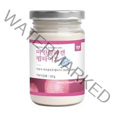 마린콜라겐 저분자 피쉬콜라겐 펩타이드 어린콜라겐 생선 껍질 비늘 300달톤 수용성 어류콜라겐 초저분자 콜라겐 분말 가루 피부 이너뷰티, 마린콜라겐 100g ×1병