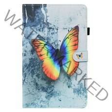 SM-T870마그네틱 타블렛 귀여운 고양이 갤럭시 탭 S7 11 인치 SMT870 PU 가죽 Coque 만화 플립 스탠드 Fund, 01 Tab S7 11inch 2020, 06 butterfly