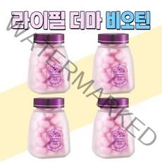 라이필 더마 콜라겐 비오틴 173달톤 저분자 조여정 펩타이드 NS 저분자 어린 피부 영양제, 4병 구성