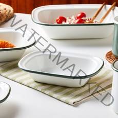 홈쿡 법랑 오븐 덮밥볼M 23.5*17.5, 홈쿡 법랑 오븐 덮밥볼M 1개