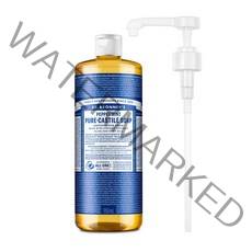 닥터브로너스 퓨어 캐스틸 솝 페퍼민트 950ml + 전용펌프, 1개