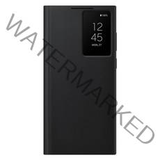 갤럭시 s22 plus s22+ led 커버 ef-zs908 용 삼성 오리지널 s22 울트라 s-view 심플하고 세련된 플립 커버 케이스, s22 플러스, 검은색