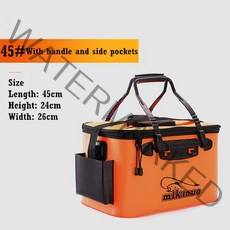 가재은신처 베타은신처 산호석 산호초 휴대용 EVA 라이브 물고기 상자 30-50CM 접이식 두꺼운 낚시 버킷 야, 09 45cm 28L4